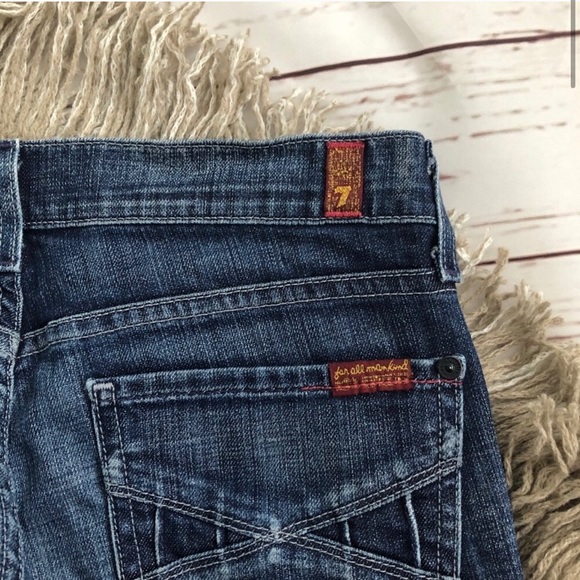 7FAMK bootcut darkwash Jeans 28 - Picture 3 of 9